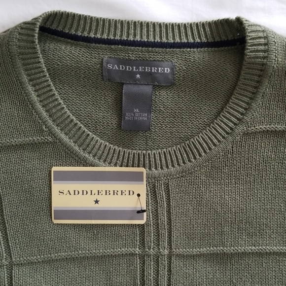 NWT Saddlebred Sage Fern Sweater - Picture 2 of 4